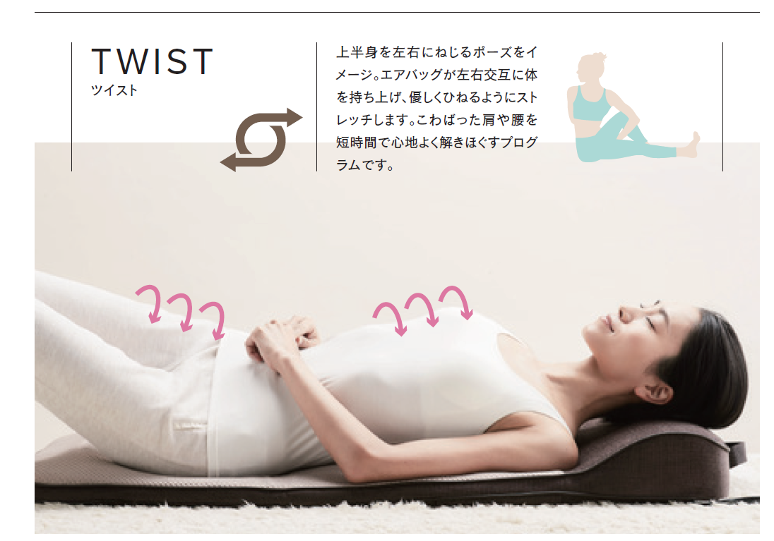 ナガラックス グランデ リラクゼーションマット グレー 寝るだけ